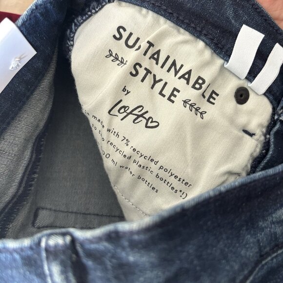 LOFT Made & Loved Skinny Jeans Red Velvet Women Sz 24/00 Office Holiday Preppy - Picture 5 of 16